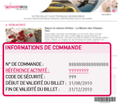 Référence activité